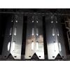 Hisencn Grill Replacement Parts for Kenmore 146.23678310 146.23679310, Stainless Steel Grill Burner and Heat Plates for Kenmore 3 Burner Gas Grill Replacement Parts, 640-05057371-6, 640-05057373-6