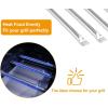 Hisencn SUS304 Stainless Steel Grill Replacement Parts for Kenmore 146.34611410 146.23679310 146.10016510 146.34461410 146.16198211 146.23673310 146.16142210 146.46366610 146.1001751 146.4636561(Stainless Steel)