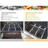 Hisencn SUS304 Stainless Steel Grill Replacement Parts for Kenmore 146.34611410 146.23679310 146.10016510 146.34461410 146.16198211 146.23673310 146.16142210 146.46366610 146.1001751 146.4636561(Porcelain Steel)