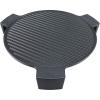 Hisencn 18″ Cast Iron Plate Setter for Large Big Green Egg Accessories and Other 18 Inches Diameter Cooking Grills, Kamado Grill, Pizza Stone, Heat Deflector with 3 Legs