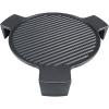 Hisencn Cast Iron Plate Setter for Medium Big Green Egg Accessories and Other 15 Inches Diameter Cooking Grills, Kamado Grill, 15.5″ Pizza Stone, Heat Deflector with 3 Legs