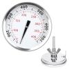 Hisencn G351-0076-W1 Temp Gauge, Thermometer, Heat Indicator Replacement for Charbroil and Kenmore Gas Grill Models Stainless Steel Temperature Gauge T00473 1PK Repair Parts(For Weber Genesis)