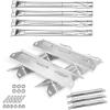 Hisencn SUS304 Stainless Steel Grill Replacement Parts for Kenmore 146.34611410 146.23679310 146.10016510 146.34461410 146.16198211 146.23673310 146.16142210 146.46366610 146.1001751 146.4636561(Stainless Steel)