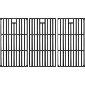 Hisencn Cooking Grates for Dyna Glo DGH450CRP DGH450CRP-D DGF493BNP DGH474CRP Gas Grill, Cast Iron Cooking Grates Replacement Part for Dyna Glo 4&5 Burner Gas Grill(17.7” x 28.35”)