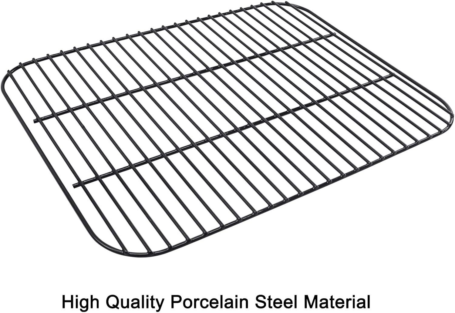 imageHisencn Grill Grates Replacement for DynaGlo 3Burner Open Cart Propane DGC310CNPD DGC310RNPD DGC310BNPD 19 35 inch Porcelain Coating Steel Cooking Grid