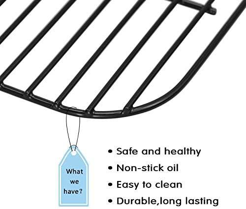 imageHisencn Grill Grates Replacement for DynaGlo 3Burner Open Cart Propane DGC310CNPD DGC310RNPD DGC310BNPD 19 35 inch Porcelain Coating Steel Cooking Grid