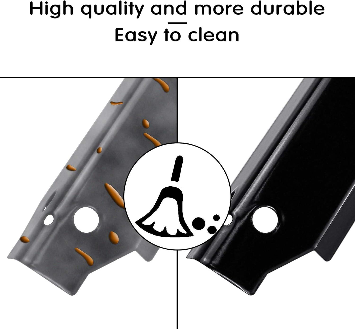 imageHisencn Grill Replacement Parts for DynaGlo DGC310CNPD DGC310RNPD DGC310BNPD Porcelain Steel Heat Plates Tents Cooking Grates Grids for DynaGlo 3Burner Open Cart Propane Gas Grill