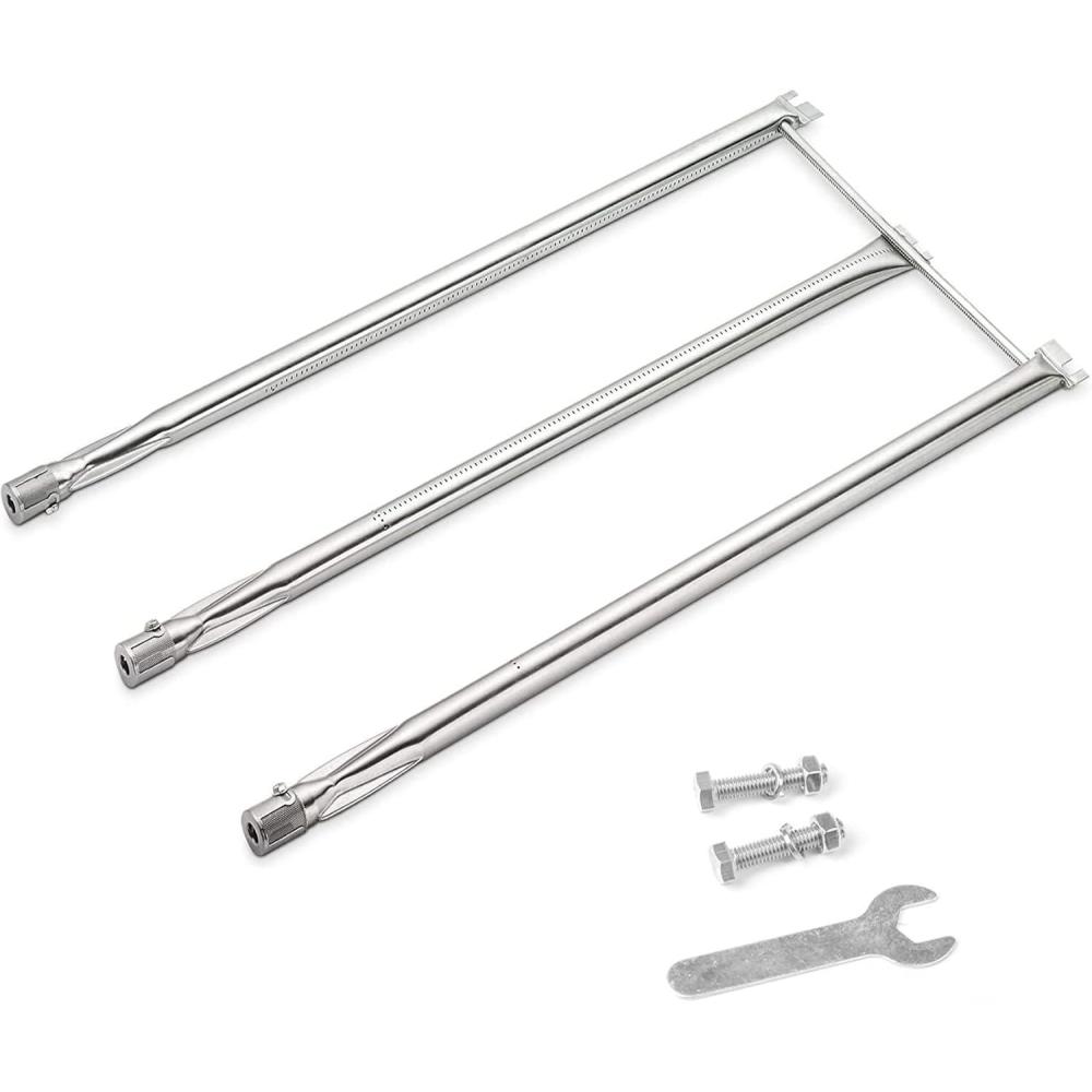 image69785 Grill Burner for Weber Spirit I amp II amp GS4 Spirit II 200 Series Spirit E210 E220 Spirit S210 S220 Gas Grills with Up Front Controls 304 Stainless Steel Weber Grill PartsFor Weber Spirit 300 with Side Control