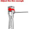 69785 Grill Burner for Weber Spirit I & II & GS4 Spirit II 200 Series, Spirit E-210, E-220, Spirit S-210, S-220 Gas Grills with Up Front Controls, 304 Stainless Steel Weber Grill Parts(For Weber Spirit 300 with Side Control)