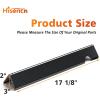 7635 15.3 Inch SUS304 Flavorizer Bars for Weber Spirit I & II 200 Series – E210, S210, E220, S220 with Front Control Knobs, Flavor Bars for Weber GS4 Spirit Grill Replacement Parts 7635 67045(Genesis II/LX 300)