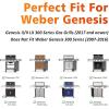 7635 15.3 Inch SUS304 Flavorizer Bars for Weber Spirit I & II 200 Series – E210, S210, E220, S220 with Front Control Knobs, Flavor Bars for Weber GS4 Spirit Grill Replacement Parts 7635 67045(Genesis II/LX 300)