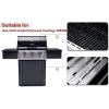 Hisencn 3pack Stainless Heat Plate Shield Tent BBQ Burner Cover Flame Tamer Deflector Diffuser Replacement Parts for Vermont Castings VM400, Jenn-Air JA460, JA580 Gas Grill Models 14 1/2 x 7 1/4 inch