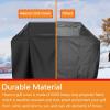 Hisencn 57 inch Grill Cover for Dyna Glo 5 Burner dgf510sbp, dgf510pbp-d, dge530bsp-d, Heavy Duty Waterproof Outdoor BBQ Cover for Dyna Glo Premium Grill, All Weather Protection, Fade and UV Resistant(57″ W x 25″ D x 47″ H)