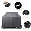 Hisencn 57 inch Grill Cover for Dyna Glo 5 Burner dgf510sbp, dgf510pbp-d, dge530bsp-d, Heavy Duty Waterproof Outdoor BBQ Cover for Dyna Glo Premium Grill, All Weather Protection, Fade and UV Resistant(55″ W x 23″ D x 42″ H)