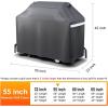 Hisencn 57 inch Grill Cover for Dyna Glo 5 Burner dgf510sbp, dgf510pbp-d, dge530bsp-d, Heavy Duty Waterproof Outdoor BBQ Cover for Dyna Glo Premium Grill, All Weather Protection, Fade and UV Resistant(55″ W x 23″ D x 42″ H)