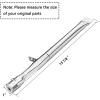 Hisencn Gas Grill Pipe Burners Tube, Heat Plate Tent Shield, Crossover Carry Over Tube Replacement Kits for Stok SGP4330SB SGP4331 SGP4130N, Stok Quattro 4 Burner Grills