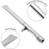 Hisencn Gas Grill Pipe Burners Tube, Heat Plate Tent Shield, Crossover Carry Over Tube Replacement Kits for Stok SGP4330SB SGP4331 SGP4130N, Stok Quattro 4 Burner Grills