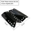 Hisencn Gas Grill Pipe Burners Tube, Heat Plate Tent Shield, Crossover Carry Over Tube Replacement Kits for Stok SGP4330SB SGP4331 SGP4130N, Stok Quattro 4 Burner Grills