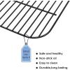 Hisencn Grill Replacement Parts for Dyna-Glo DGC310CNP-D, DGC310RNP-D, DGC310BNP-D, Porcelain Steel Heat Plates Tents, Cooking Grates Grids for Dyna-Glo 3-Burner Open Cart Propane Gas Grill