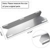Hisencn Replacement Parts for Jenn Air Grill 720-0336, 720-0337, 720-0511, 720-0512, 720-0586A, Heat Plates, Igniter & Burner Replacement for Jenn Air Gas Grill, Part Number NGCHP2, 115-8500-0