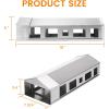 Hisencn Stainless Steel Heat Manifold Replacement Kit for Masterbuilt Gravity Series 800, Fits MB20040122 MB20040221, Ultra-Durable & Rust-Proof, OEM Part: 9904200046(18” Fit MB 800)