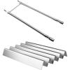 69785 Grill Burner for Weber Spirit I & II & GS4 Spirit II 200 Series, Spirit E-210, E-220, Spirit S-210, S-220 Gas Grills with Up Front Controls, 304 Stainless Steel Weber Grill Parts(For Weber Spirit 200 with Side Control)