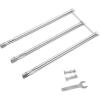 69785 Grill Burner for Weber Spirit I & II & GS4 Spirit II 200 Series, Spirit E-210, E-220, Spirit S-210, S-220 Gas Grills with Up Front Controls, 304 Stainless Steel Weber Grill Parts(For Weber Spirit 300 with Side Control)