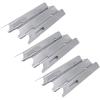 Hisencn 3pack Stainless Heat Plate Shield Tent BBQ Burner Cover Flame Tamer Deflector Diffuser Replacement Parts for Vermont Castings VM400, Jenn-Air JA460, JA580 Gas Grill Models 14 1/2 x 7 1/4 inch