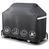 Hisencn 57 inch Grill Cover for Dyna Glo 5 Burner dgf510sbp, dgf510pbp-d, dge530bsp-d, Heavy Duty Waterproof Outdoor BBQ Cover for Dyna Glo Premium Grill, All Weather Protection, Fade and UV Resistant(55″ W x 23″ D x 42″ H)