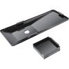 Hisencn Grease Tray with Catch Pan for Chargriller 5050 5650 3070 5072, Chargriller Texas Trio, Grease Catcher, Grill Drip Pan Replacement Part for Char-Griller Grill, Part Number 200163(Grease Tray + Drip Pan)