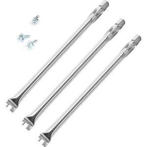 69785 Grill Burner for Weber Spirit I & II & GS4 Spirit II 200 Series, Spirit E-210, E-220, Spirit S-210, S-220 Gas Grills with Up Front Controls, 304 Stainless Steel Weber Grill Parts(For Genesis 300 with Front Control)