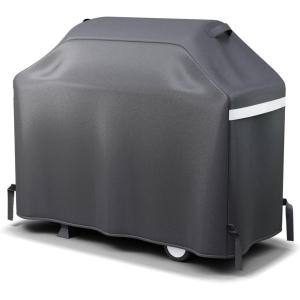 Hisencn 57 inch Grill Cover for Dyna Glo 5 Burner dgf510sbp, dgf510pbp-d, dge530bsp-d, Heavy Duty Waterproof Outdoor BBQ Cover for Dyna Glo Premium Grill, All Weather Protection, Fade and UV Resistant(60″ W x 24″ D x 44″ H)
