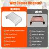 Hisencn Grill Heat Plates for Dyna Glo 3-Burner Grill Replacement Parts, for Dyna-Glo DGC310CNP-D, DGC310RNP-D, DGC310BNP-D Grill Models, Porcelain-Enameled Steel Heat Shield Tent Parts, 3 Pack(13 x 8.8″)