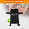Hisencn Grill Replacement Parts for Dyna-Glo 3 Burner Open Cart Propane Gas Grill DGC310CNP-D DGC310RNP-D DGC310BNP-D DGB310SSP DGC210CNP DGB300CNP DGB365GNP 70-01-673 Grill Heat Plate，Burner – 3 Pack