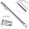 Hisencn Repair kit Stainless Steel Gas Grill Burner Pipe Tube, Heat Plate Shield Tent Deflector, Burner Cover Replacement for Dyna-Glo DGB390SNP-D, DGB390BNP-D Smart 3 Burner LP Gas Grill Models
