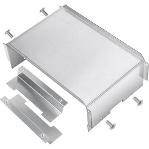 Hisencn Grill Heat Plates for Dyna Glo 3-Burner Grill Replacement Parts, for Dyna-Glo DGC310CNP-D, DGC310RNP-D, DGC310BNP-D Grill Models, Porcelain-Enameled Steel Heat Shield Tent Parts, 3 Pack(13 x 8.8″)