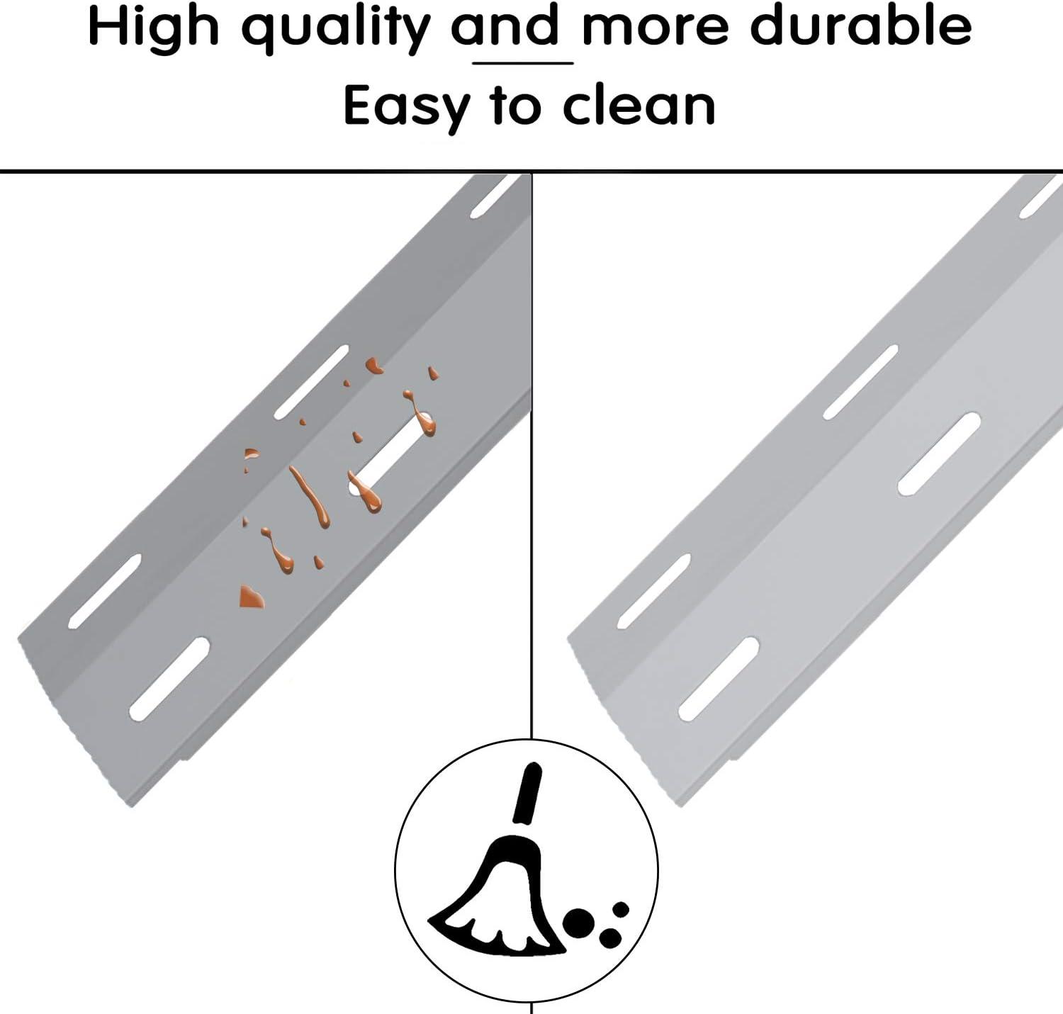 imageHisencn Repair Kit for Ducane Gas Barbecue Grill 30400040 3100 3200 3400 Burner Tube Stainless Heat Plate Tent Burner Cover Replacement for Ducane 3 Burner DUCHD1 30500048 30500602 DUCHP1