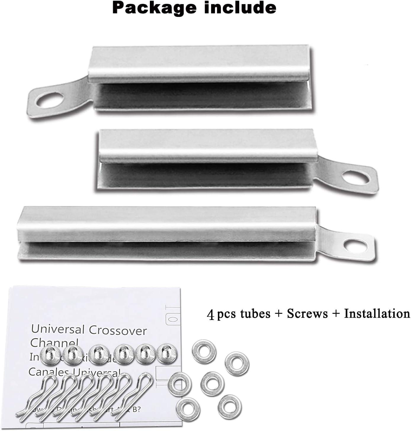 imageHisencn Replacement Parts for Ducane 5 Burner 30500701 30500097 30557401 30557801 3055750130558501 30400043 30400042 Burner Tube Heat Plate for Ducane Gas Grill Replacement Parts DUCHD1Pack of 4