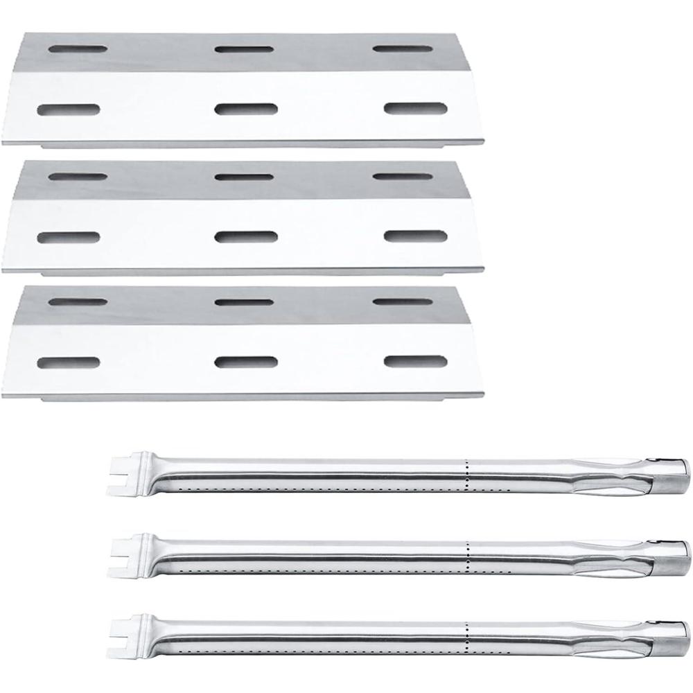 imageHisencn Replacement Parts for Ducane 5 Burner 30500701 30500097 30557401 30557801 3055750130558501 30400043 30400042 Burner Tube Heat Plate for Ducane Gas Grill Replacement Parts DUCHD1Pack of 6