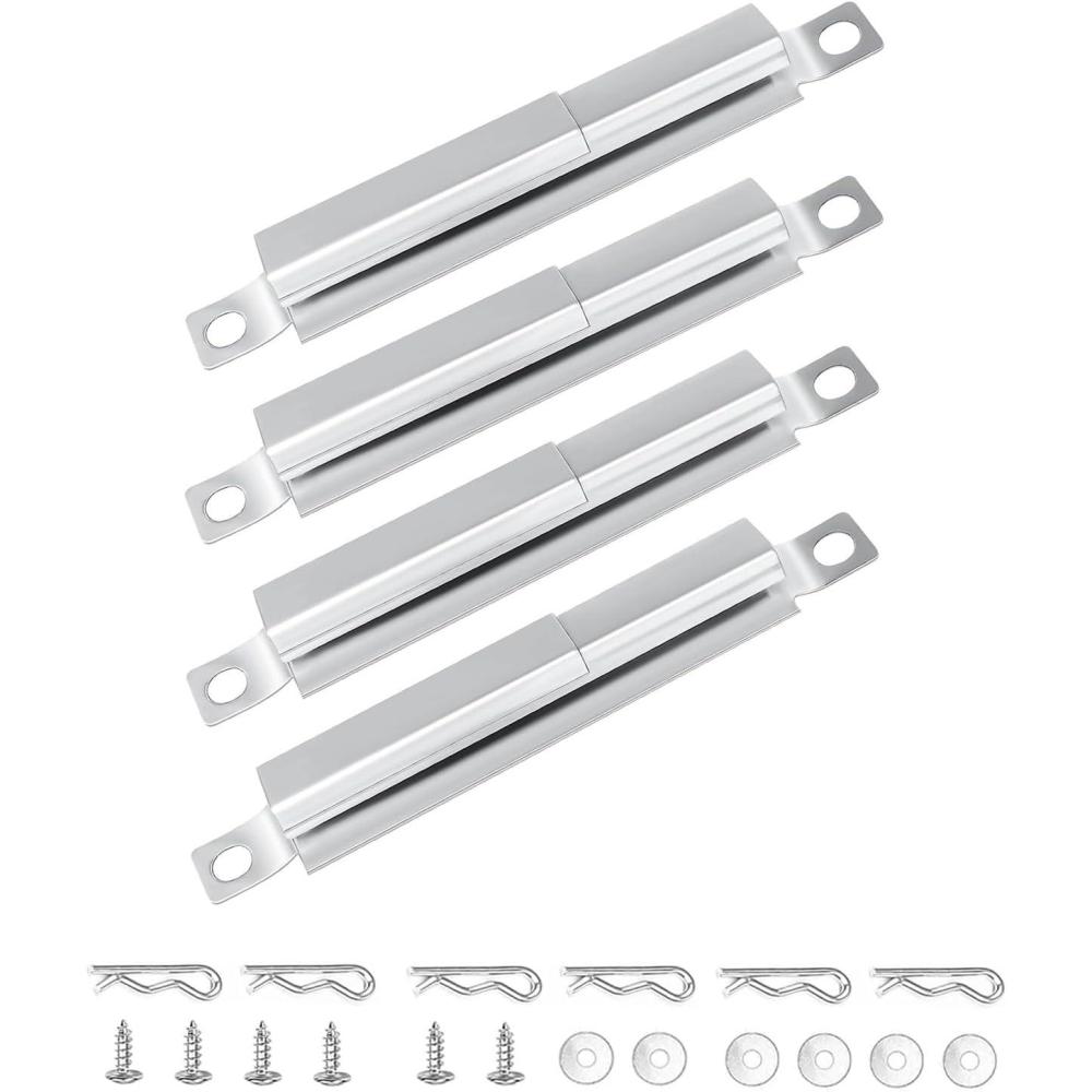 imageHisencn Replacement Parts for Ducane 5 Burner 30500701 30500097 30557401 30557801 3055750130558501 30400043 30400042 Burner Tube Heat Plate for Ducane Gas Grill Replacement Parts DUCHD1Pack of 4