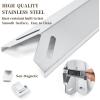 Hisencn 15.35” Heat Plates for Cuisinart 2556, 2456, GAS2456AS, GAS2556AS, GAS1456ASO, GAS1456BSO, GAS2420AS, Heat Tents Replacement Parts for Cuisinart 5-Burner Gas Grill, Stainless Steel, 5-Pack(5 Heat plate)