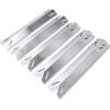 Hisencn 15.35” Heat Plates for Cuisinart 2556, 2456, GAS2456AS, GAS2556AS, GAS1456ASO, GAS1456BSO, GAS2420AS, Heat Tents Replacement Parts for Cuisinart 5-Burner Gas Grill, Stainless Steel, 5-Pack(5 Heat plate)