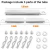 Hisencn Replacement Parts for Ducane 5 Burner 30500701, 30500097, 30557401, 30557801, 30557501,30558501, 30400043, 30400042, Burner Tube, Heat Plate for Ducane Gas Grill Replacement Parts, DUCHD1(Pack of 3)