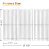 Hisencn Replacement Parts for Ducane 5 Burner 30500701, 30500097, 30557401, 30557801, 30557501,30558501, 30400043, 30400042, Burner Tube, Heat Plate for Ducane Gas Grill Replacement Parts, DUCHD1(5 Burner+5 Heat plate+ 3 Grids)
