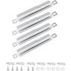 Hisencn Replacement Parts for Ducane 5 Burner 30500701, 30500097, 30557401, 30557801, 30557501,30558501, 30400043, 30400042, Burner Tube, Heat Plate for Ducane Gas Grill Replacement Parts, DUCHD1(Pack of 4)