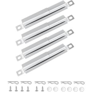 Hisencn Replacement Parts for Ducane 5 Burner 30500701, 30500097, 30557401, 30557801, 30557501,30558501, 30400043, 30400042, Burner Tube, Heat Plate for Ducane Gas Grill Replacement Parts, DUCHD1(Pack of 4)