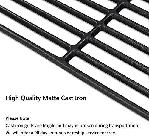 imageHisencn 1775 Inch Cast Iron Cooking Grate for Brinkmann 8102410S 8102411F 8103660S 8107490F 8108410F 81045570 8109415F Charmglow 8108410F17 34 x 35 34