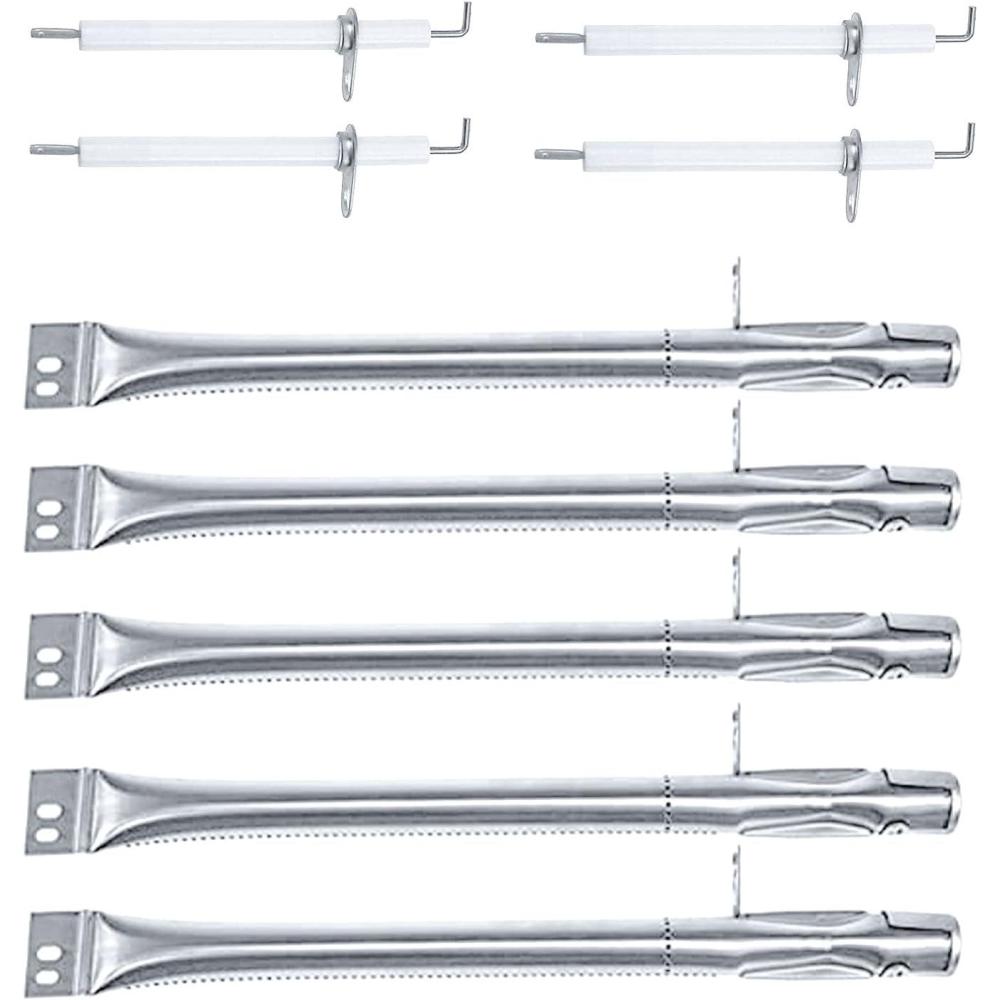 imageHisencn Grill Burner Tube Replacement for Brinkmann 8102511S 8102512S 8103660S 8104220S 8104535S and more Gas Grill Models 15 516 inch Stainless Steel Burner Pipe