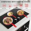 Hisencn Enameled Cast Iron Cookware Set – 7 Piece Dutch Ovens Set, Sauce Pan, Skillet, 3 Lids, Pots and Pans Set, Ceramic Coated Cast Iron, Heavy Duty, Gas/Induction Compatible, PFA Free, Rouge Red(Rouge Red)