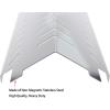 Hisencn Grill Heat Plate Replacement for Charbroil, Thermos, Centro, Costco Kirkland Grills, 3-Pcs 15 inch Stainless Steel Tent Shield Plate Deflector, BBQ Flame Tamer Burner Cover